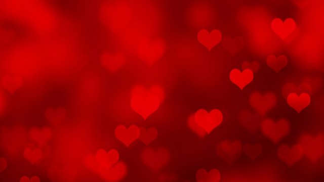 heart shape particles- valentine background