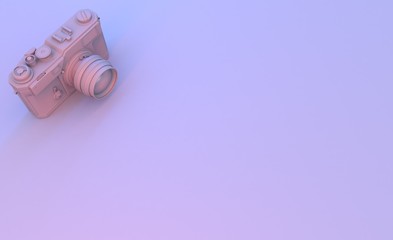 Camera 3D object background