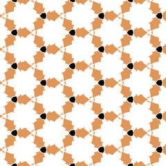 Abstract geometric pattern in ornamental style. Seamless desing texture for greeting card.