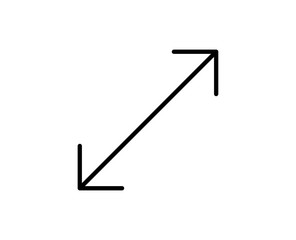 Arrow line icon