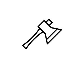 Axe line icon