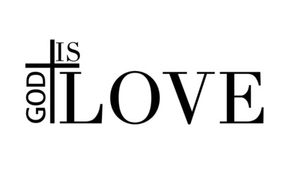 Christian faith, typography for print or use as poster, card, flyer or T shirt