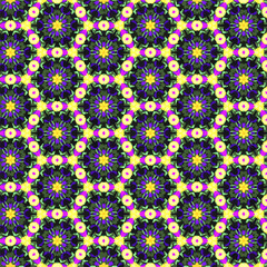 Abstract geometric pattern in ornamental style. Seamless desing texture for greeting card.