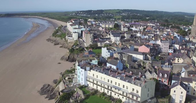 United Kingdom, Wales, Dyfed, Pembrokshire, Tenby, South Beach