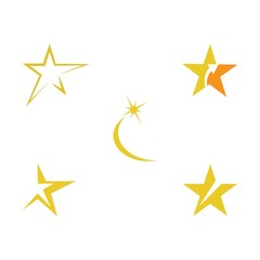 Set Star icon Template
