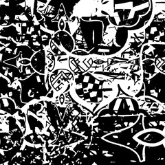 Dark grunge background black and white