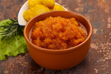 Zucchini squash caviar