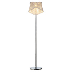 Floor lamp, isolated on white background.