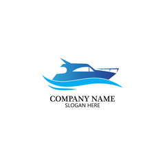 boat logo template,ship icon design,illustration element vector