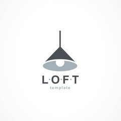 Loft Logo lustre light © vectorboom