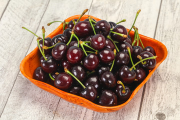 Ripe sweet tasty cherry  berry