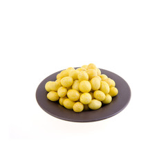 nuts or Peanuts with Crispy Coated on a background new.