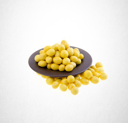 nuts or Peanuts with Crispy Coated on a background new.