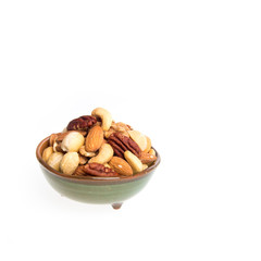 nuts or mix nuts on a background new.
