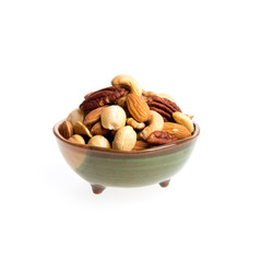 nuts or mix nuts on a background new.
