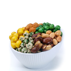 nuts or mix nuts on a background new.