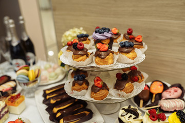 cakes on plate
