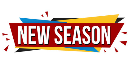 New season banner design