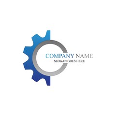 Gear Logo Template vector icon illustration