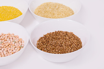 pantry, plate, seed, dry peas, grain, table, health, nutrition, cereal, groats, isolated, peas, agricultural, heap, mix, various, healthy, background, buckwheat, lentils, food, rice, collection, dry, 