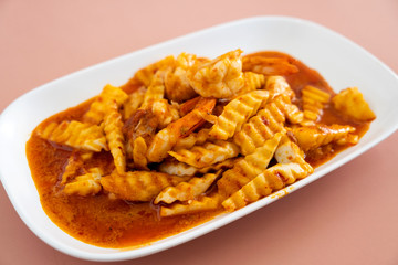 Prawns with Thai Spicy Coconut Stir-Fry