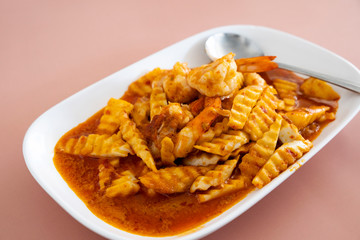 Prawns with Thai Spicy Coconut Stir-Fry