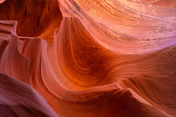 Antelope Canyon lights and rocks arizona usa