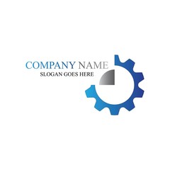 Gear Logo Template vector icon illustration