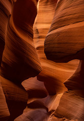 Antelope Canyon lights and rocks arizona usa