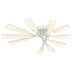 Chandelier in vintage style isolated on white background