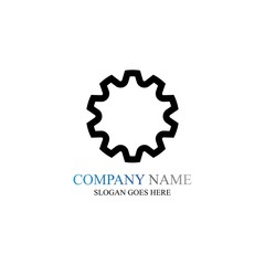 Gear Logo Template vector icon illustration