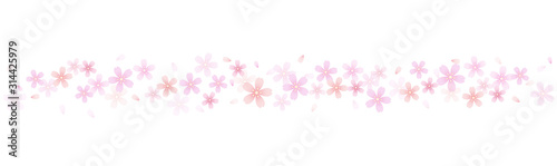 桜のライン素材 Wall Mural Wallpaper Murals Wallsheaven Dragontiger8 桜のライン素材 Wall Mural Wallpaper Murals Wallsheaven Dragontiger8