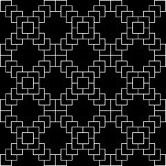 Black x symbol repeat pattern background vector. Geometric cross sign on black background.