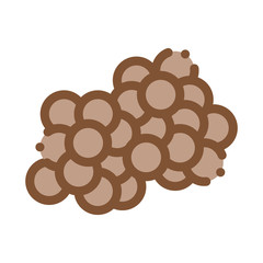 Fresh Caviar Eggs Icon Vector. Outline Fresh Caviar Eggs Sign. Isolated Contour Symbol Illustration
