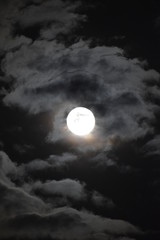 Obraz na płótnie Canvas Moon & Cloud-3