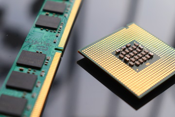 Computer RAM and processor 
