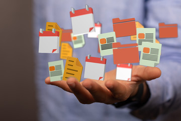 Cloud storage and Computing concept.