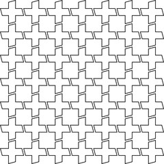 White cross sign or plus symbol repeat pattern on white background vector. Cross logo background.