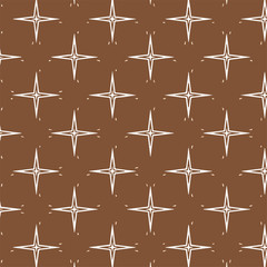 Naklejka premium Abstract geometric pattern in ornamental style. Seamless desing texture.