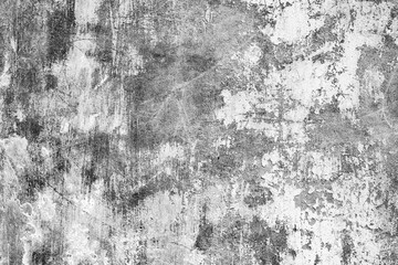 Texture of a concrete wall with cracks and scratches which can be used as a background