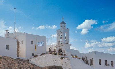 Kloster auf der Vulkaninsel Nisyros am Ägäischen Meer Griechenland