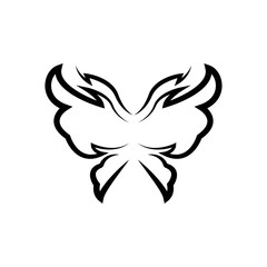 Butterfly Logo template Vector illustration.