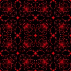 Seamless endless repeating ornament of red shades	