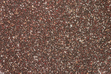 Background granite stone texture brown color, top view.