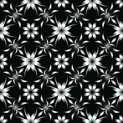 Seamless endless repeating of gray and black shades