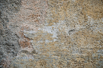 Naklejka premium Texture of an old wall covered with paint. Background image of a worn paint coated surface