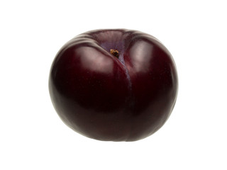 Graphic resources isolated plum fruit culture object on white background