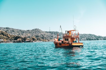 boat in the sea