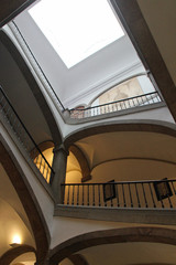 Obraz na płótnie Canvas stairs in a palace in porto (portugal) 