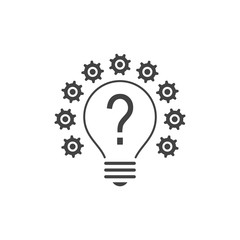  Brainstorm. Vector icon isolated on white background.